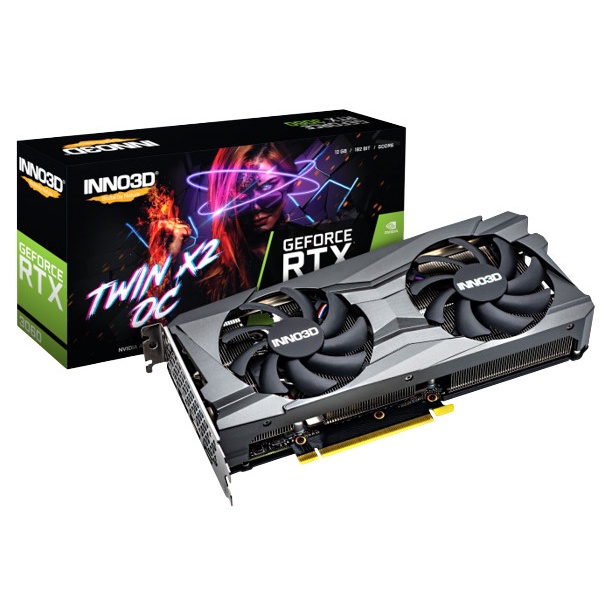 VGA INNO3D RTX 3060 12GB GDDR6 TWIN X2 OC Nvidia RTX3060