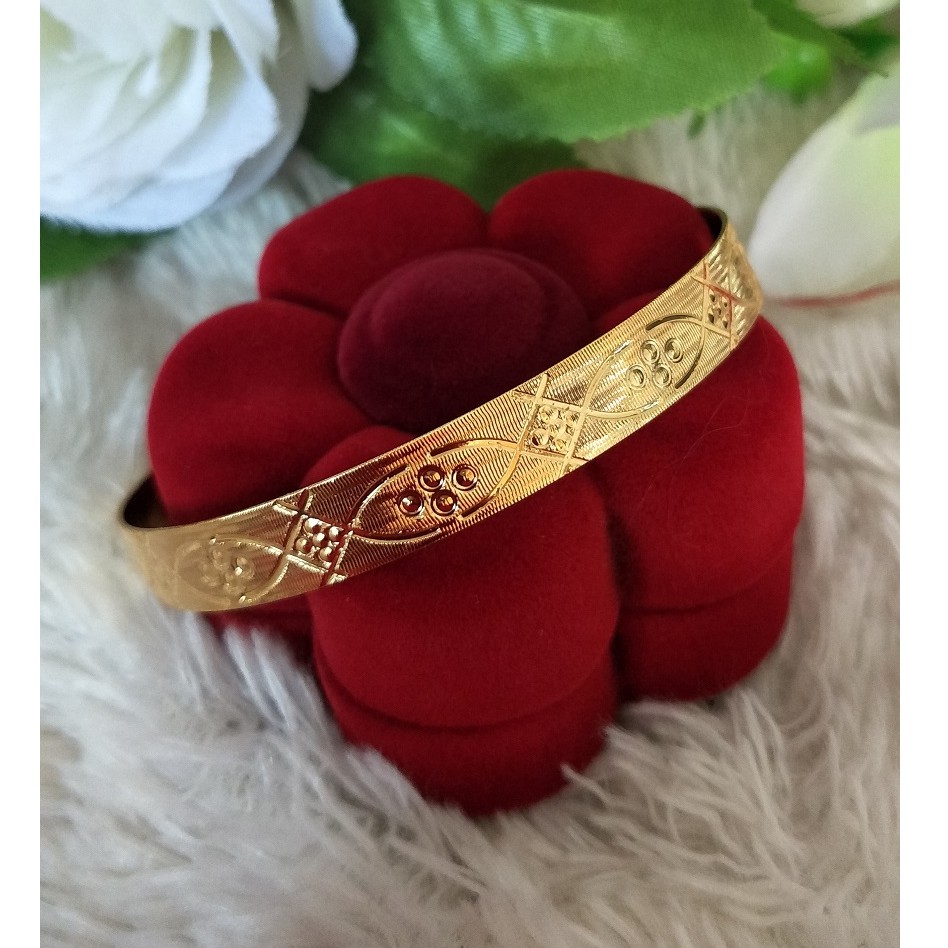Gelang Bangkok Bangle- Perhiasan lapis emas 22k