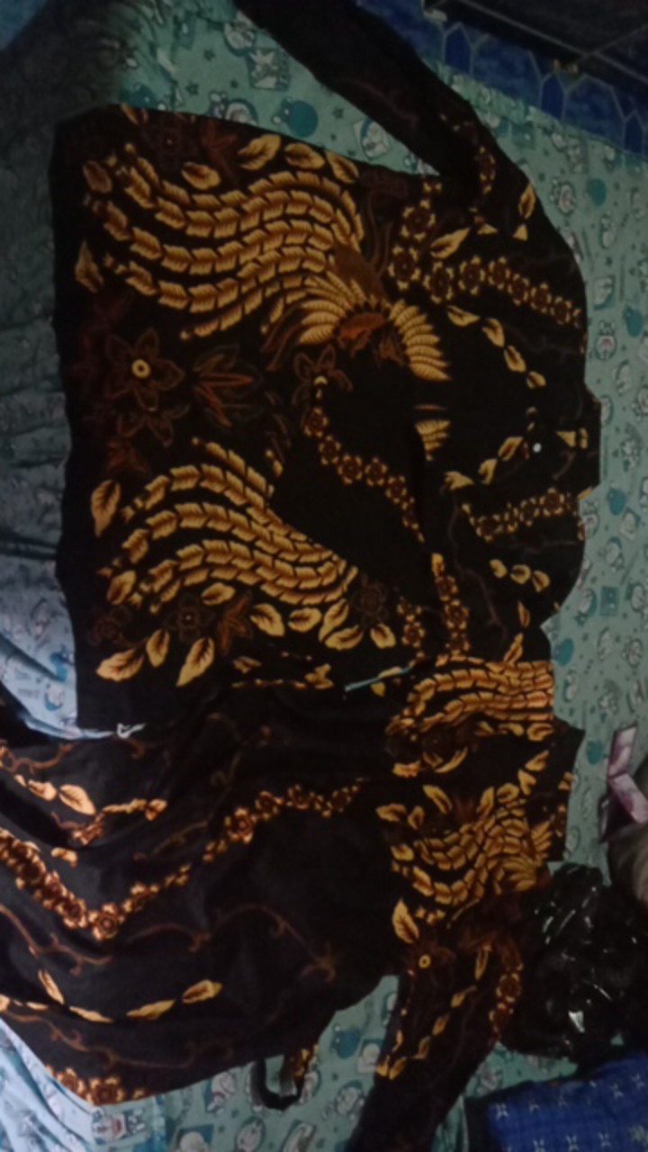 Atiya Batik Couple Keluarga Busui Motif Kenari Merah