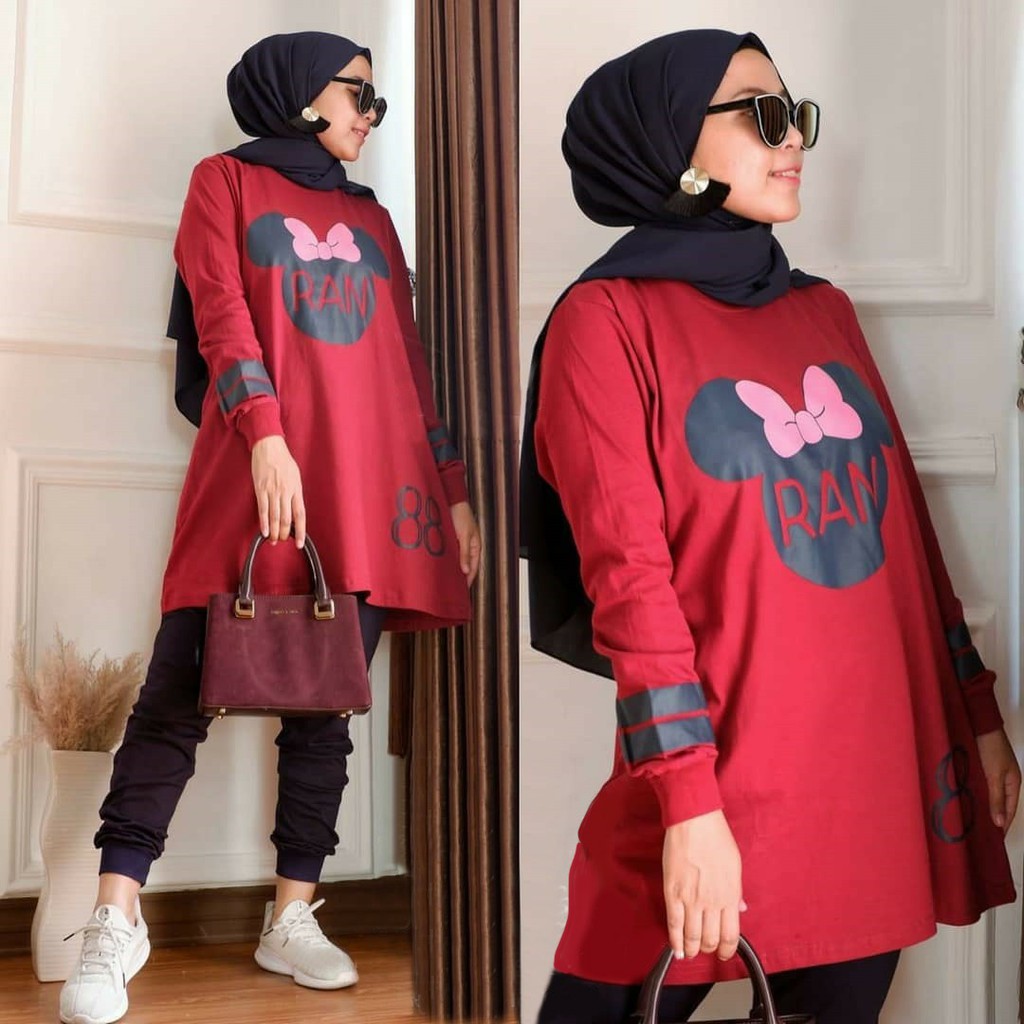 QUINNYSHOP-COD-STELAN JUMBO WANITA MUSLIM_STELAN TUNIK DAN CELANA JUMBO MUSLIM-STELAN HIJAB JUMBO