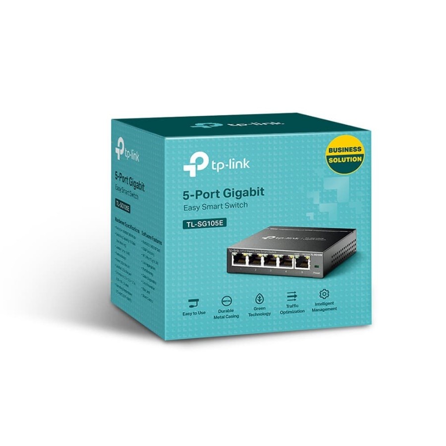 TP-LINK TL-SG105E Switch 5 Port Gigabit Easy Smart Mini PROMO