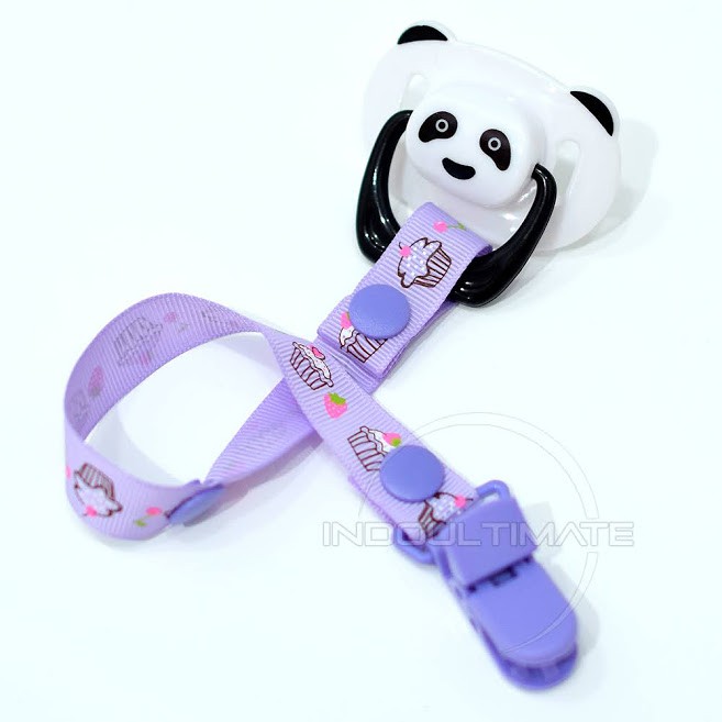 Empeng Dot Bayi + Tali gantungan Empeng Bayi Baby Teether Nipple Empeng Teether clipper Gigitan Bayi