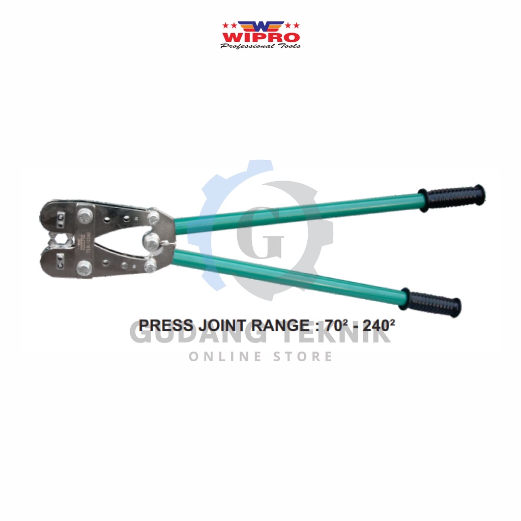 Tang Skun Manual WIPRO TSM-70240 / Tang Skun Kabel CRIMPING PLIERS WIPRO TSM70240 - Tang Crimping Manual TSM 70240 WIPRO