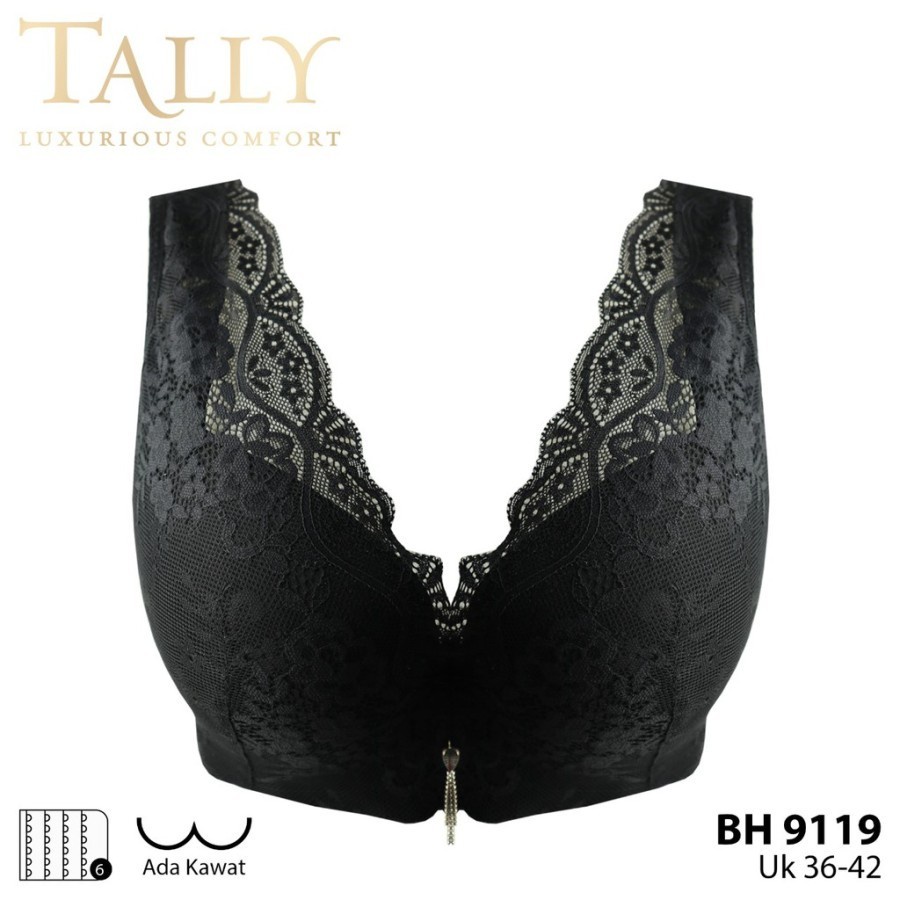 TALLY Bra Set Premium 8117 dan Cd 617 Bh Tanpa Kawat Busa