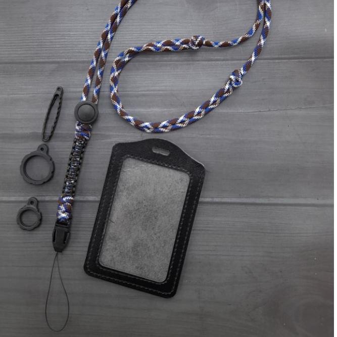 

DISKON !!! 9.9 Lanyard pods paracord tactical, Gantungan Id Card, kalung Name tag, Lanyard pod [KODE 015]