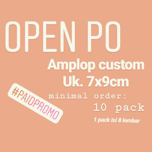 

Amplop custom lebaran minim 10pack/design