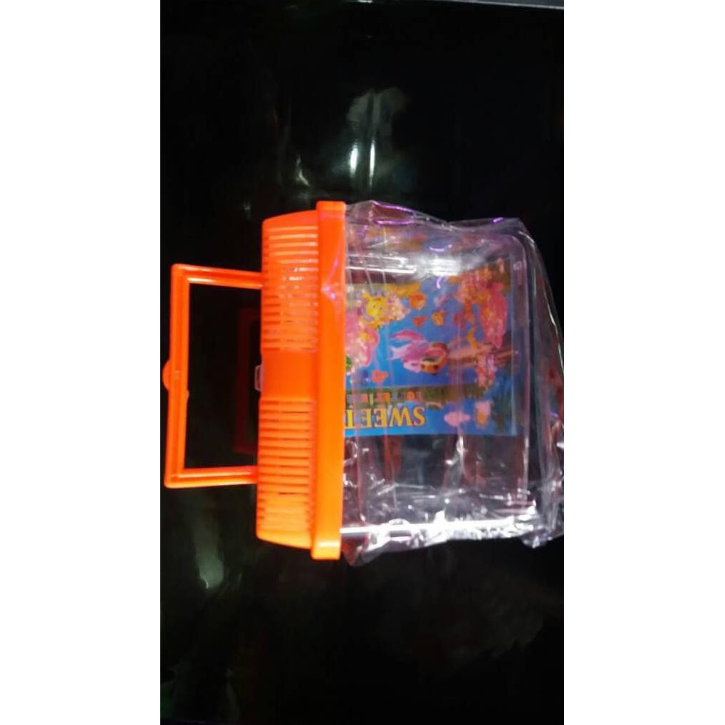 Aquarium Mini / Terarium / tempat Kura kura / cupang / ikan hias