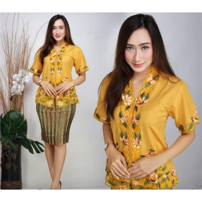 set kebaya encim bunga ternew