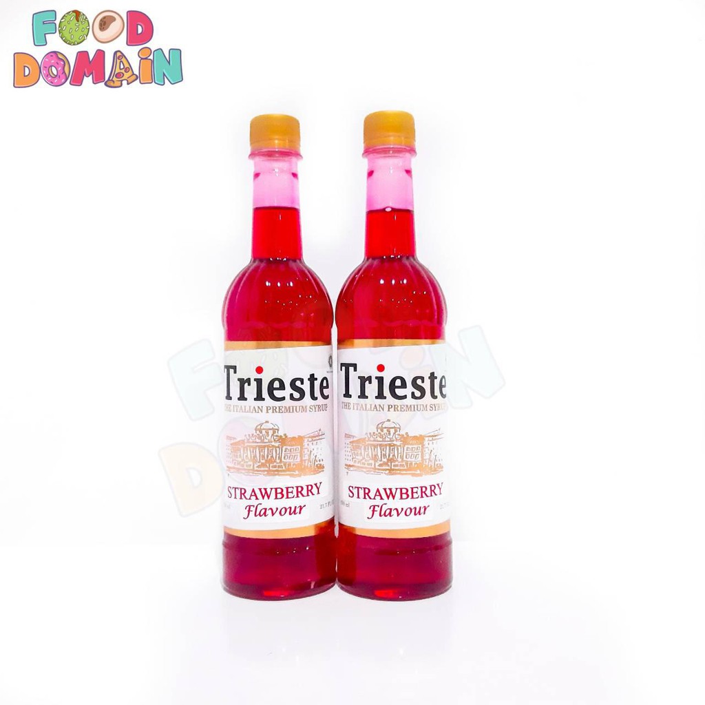 

Trieste Syrup Strawberry - Sirup Rasa Stoberi - 650ml