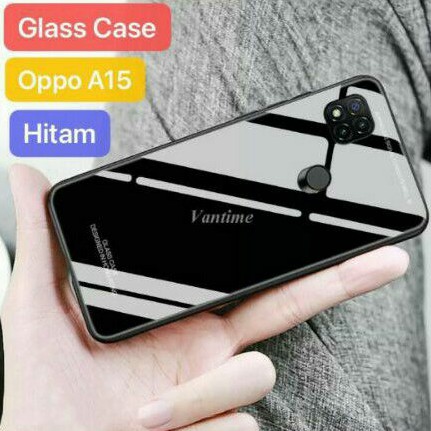 OPPO A15 A15S Case Tempered Glass Casing OppoA15 A15S