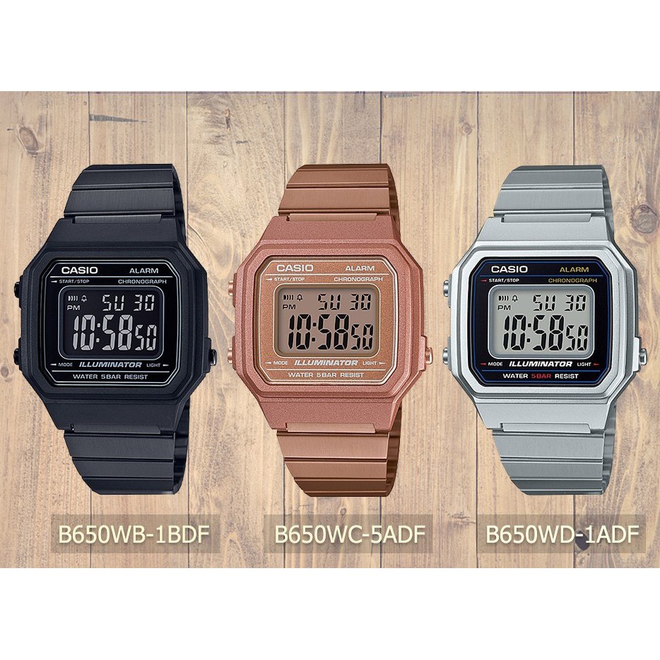 Jam Tangan Digital Wanita Casio B 650W Series Original