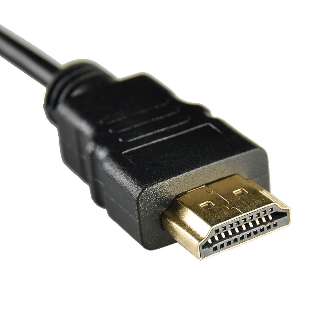 【COD Tangding】Kabel Konektor Hdtv 1.8m Hdmi Male Ke Vga Untuk Pc/Tv/Laptop/Tablet