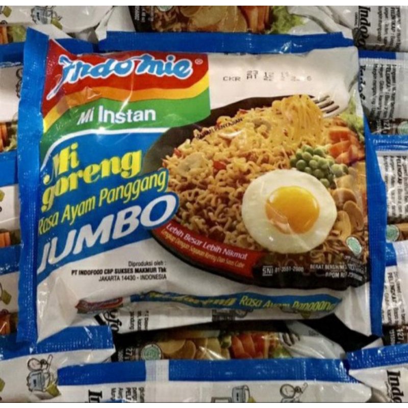 

Indomie Goreng Jumbo All Varian Semua Rasa - Ecer 1pcs