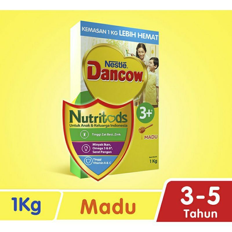 

DANCOW 3+ Madu dan vanilla 1kg