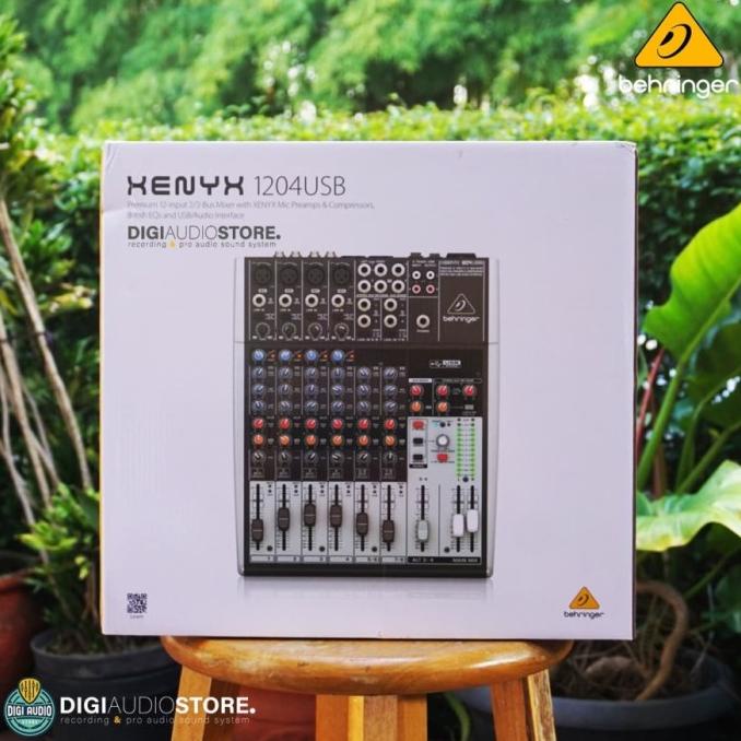 Behringer XENYX 1204USB ( 1204 USB ) 12 Chn mixer audio with SOUNDCARD