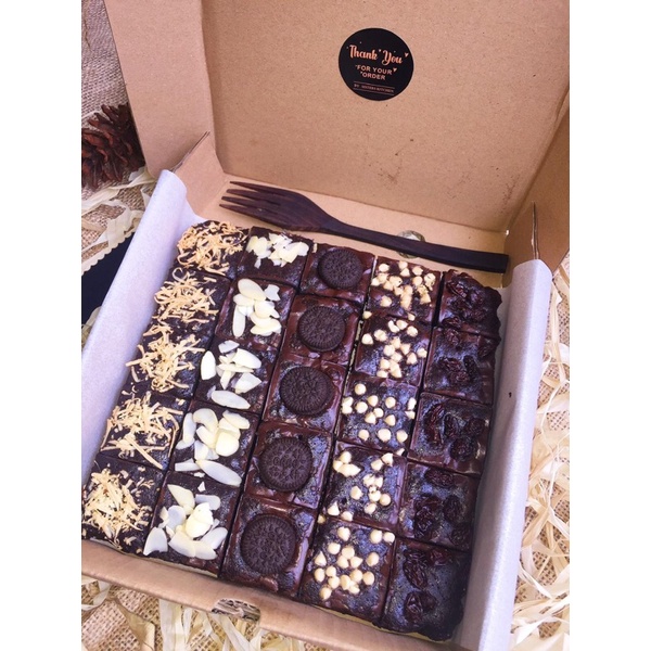 

Fudgy Brownies ( Mix 3 )