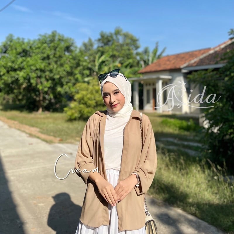 Baju Atasan BELINDA Muslim Outer Cardigan Wanita Outerwear Cardigan wanita atasan terbaru atasan wanita cardigan