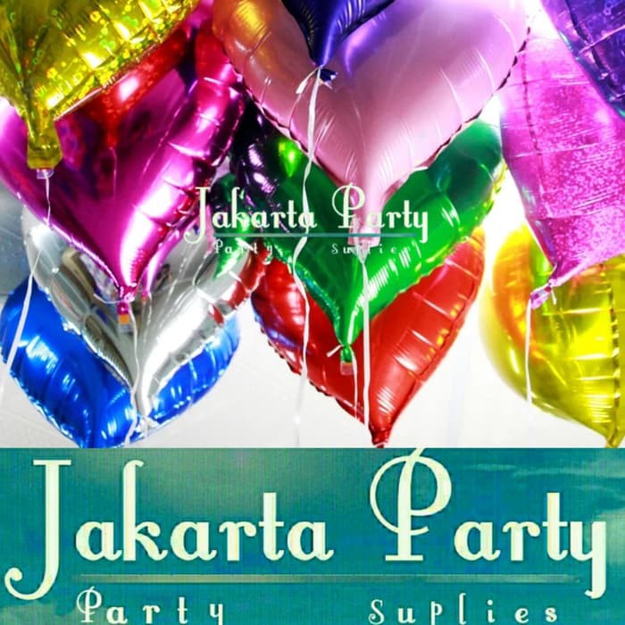 Balon Foil Love Biru / Balon Love / Balon Hati / Balon Valentine