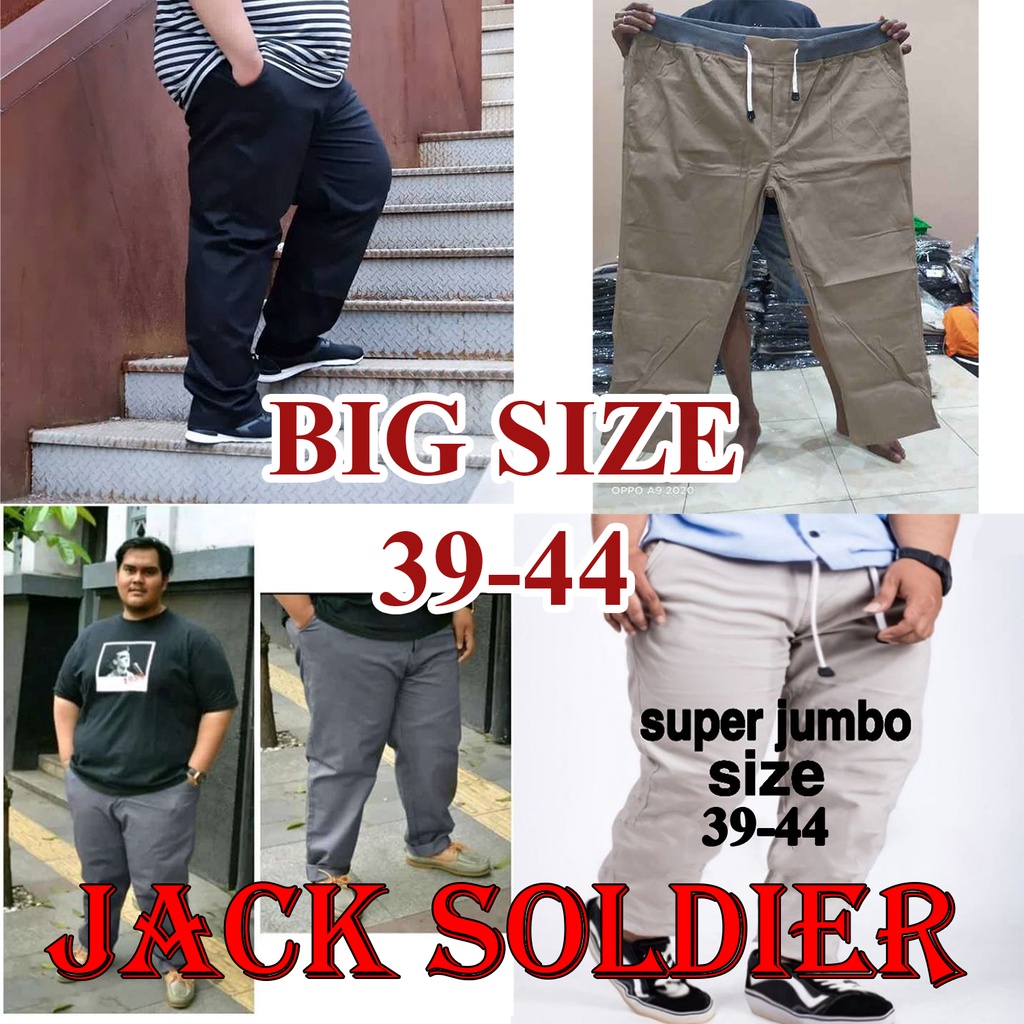 Celana Panjang Chino Rib Jumbo Big Size Pria