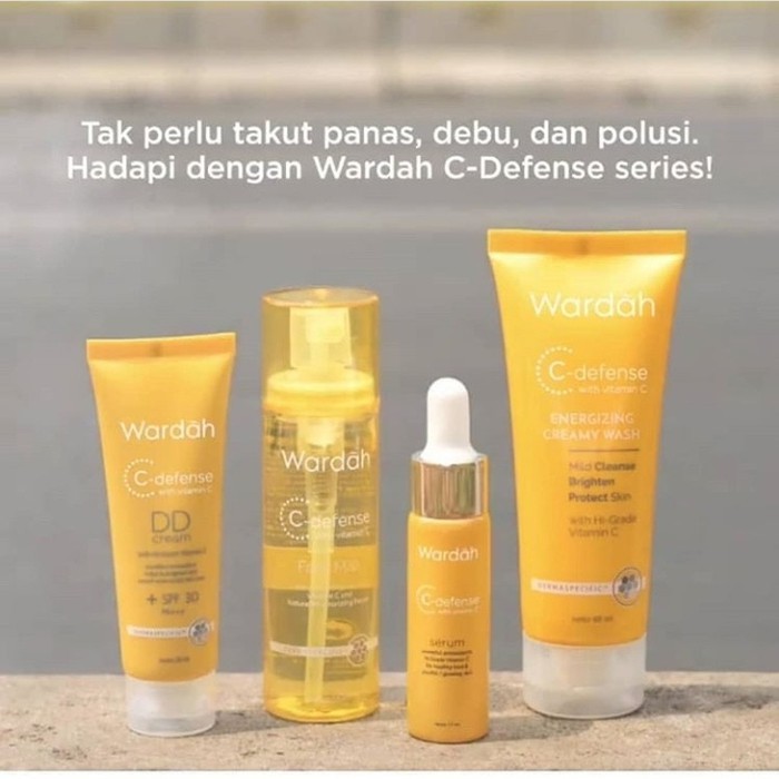 Wardah paket C-Defence with vitamin C 4pc