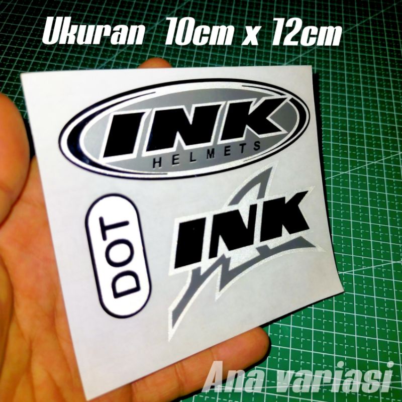 stiker helm INK cutting  stiker motor cutting  INK stiker helm INK stiker helm ink 1 sett puput stor