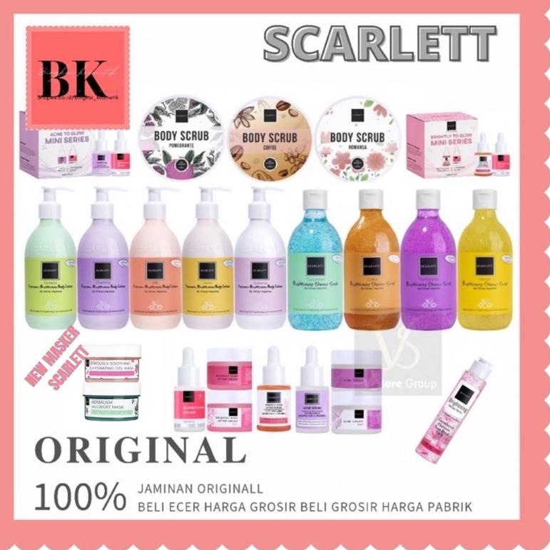 «NEW» SCARLETT HB/ SABUN / SERUM ACNE/ BRIHTENING SCARLETT sale
