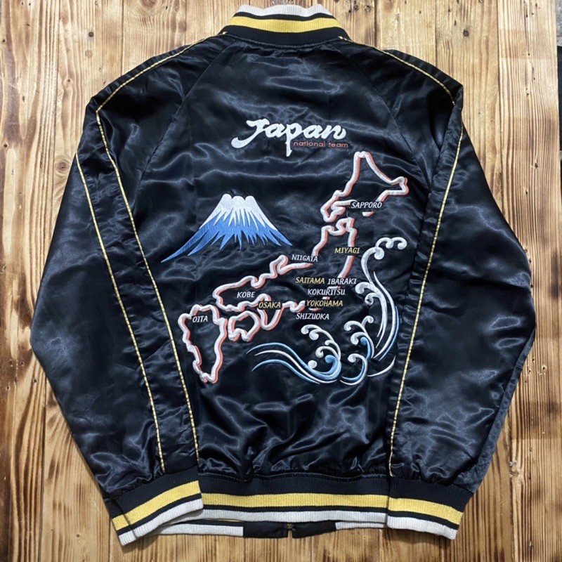 sukajan adidas JFA japan map