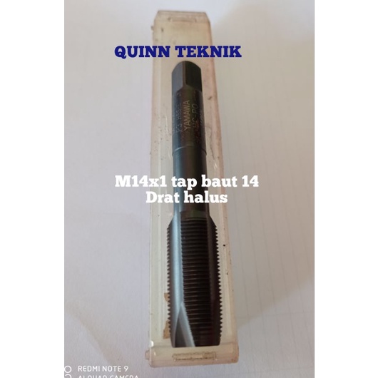 tap m14x1.0 handtap baut 17 drat halus second seperti baru