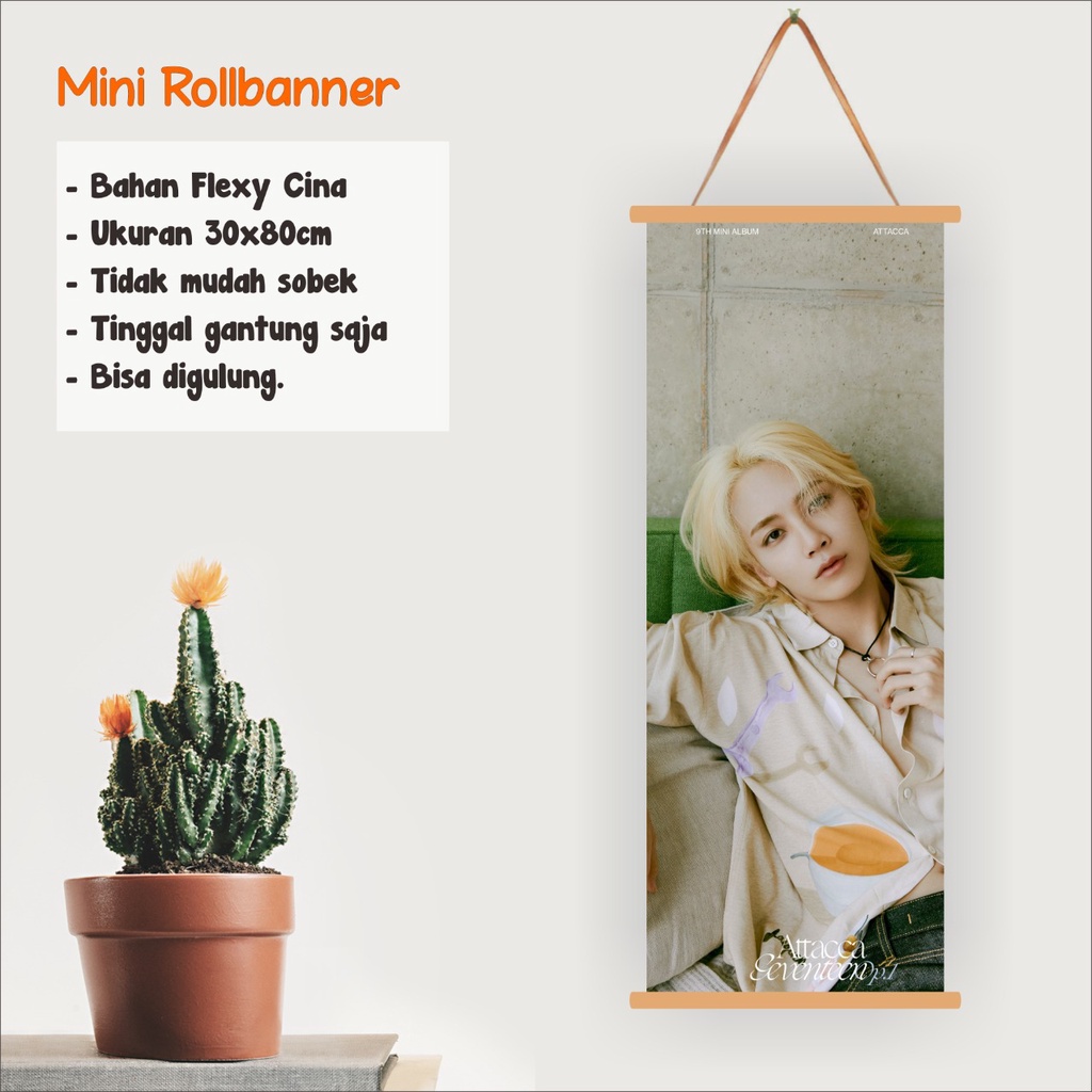 MINI ROLL BANNER SEVENTEEN JEONGHAN ATTACCA