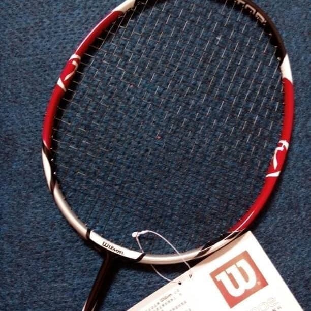 PROMO Raket Badminton Wilson K Factor + BG 66 ( Pasang )