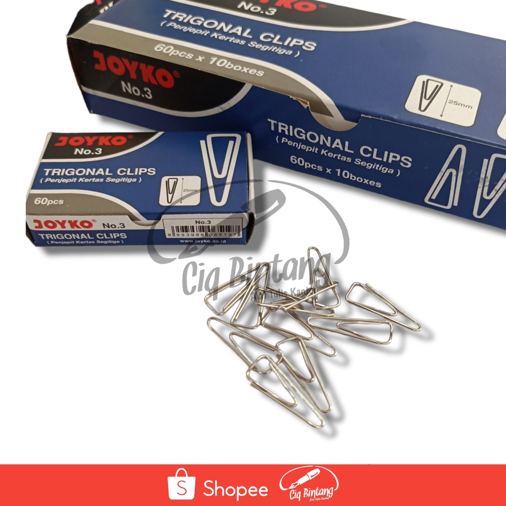 

Paper Clip/Trigonal Clip No 3 Merk Joyko