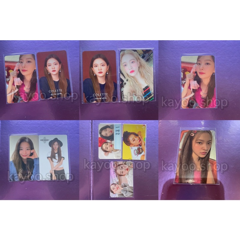 red velvet yeri photocards day 2 yoon stayc coex seulgi heartcheek cashbee power up summag summer ma