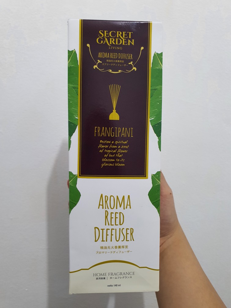Secret Garden Aroma Reed Diffuser Frangipani 140ml