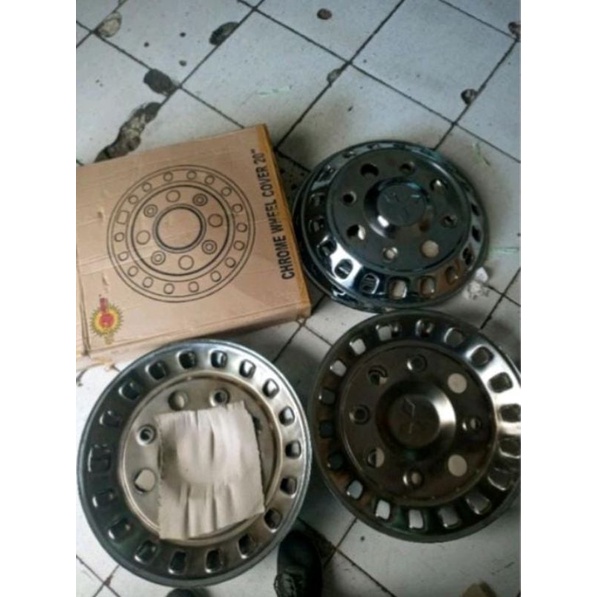 weldop dop roda truck truk big bus ring 20 fuso isuzu giga dll lubang baut 8 depan belakang kanan ki