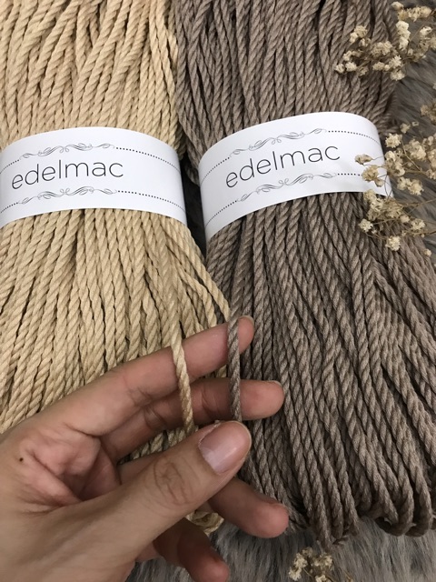 Tali Macrame Premium Tortilla | Coffee Cream