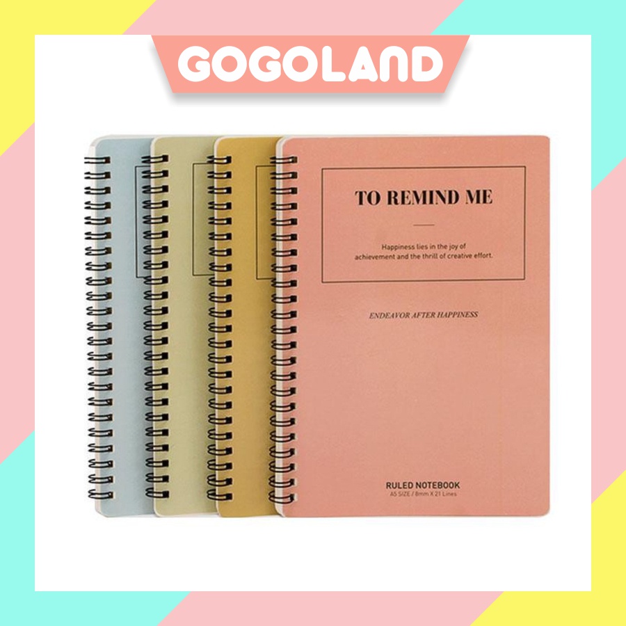 

⭐Gogoland⭐ Buku Teks Dengan Ujung Bentuk Spiral A5 dan B5 60 Halaman S007 S008