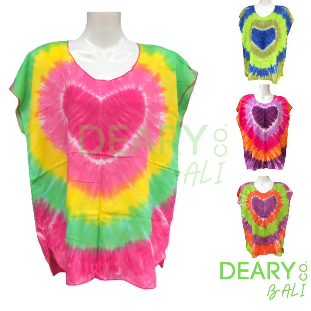 BAJU BALI ATASAN WANITA WARNA PELANGI ADEM NYAMAN