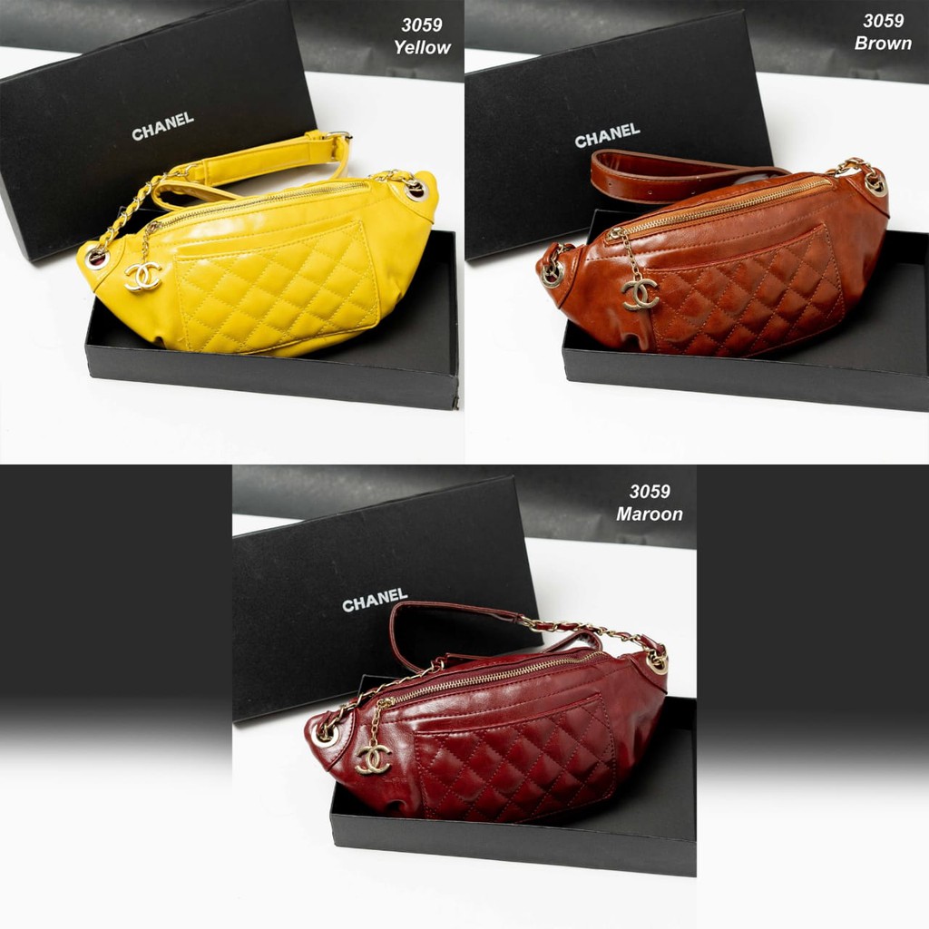 TAS CHANEL WITH BOX 3059