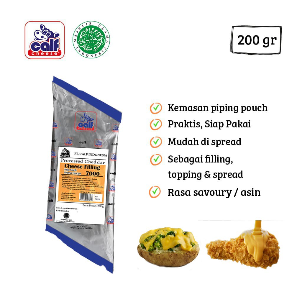 

Calf Cheese Filling 7000 Piping Pouch [200 gr]