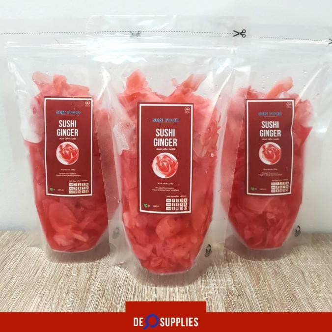 

Sushi Ginger SenFood 250gr - Sushi Gari Pink Acar Jahe Sushi Pickled