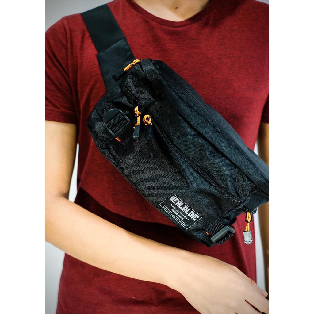 Tas Selempang Pria Tas Selempang Cowok Waist Bag Pria Waistbag Pria BERLIN