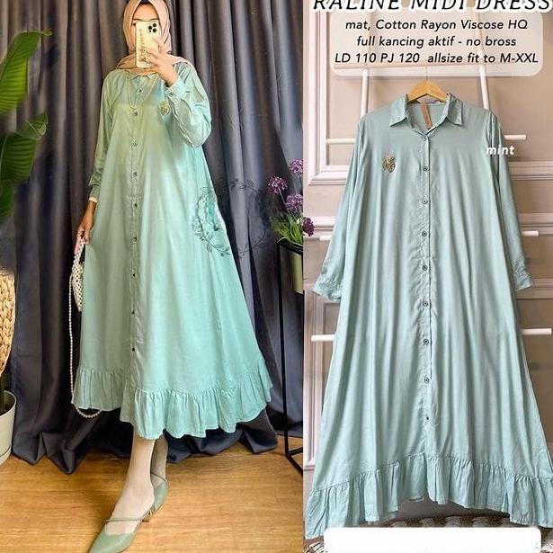 Fashion Muslim / Pakaian Muslim Wanita // Atasan TunikBaju Long Tunik Jumbo Ukuran M-L-XL-XXL LD 110