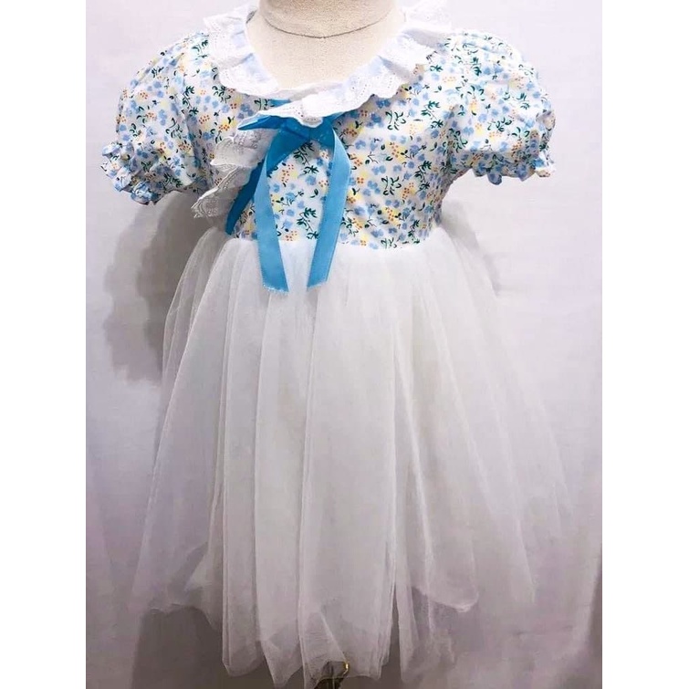 Promo !! Dress anak perempuan / Dress floria pinky classic uk 1-3th