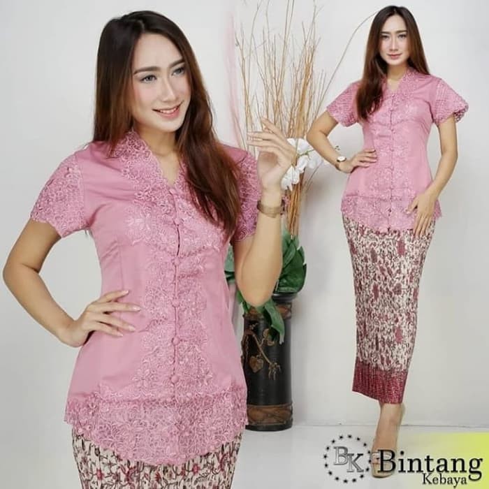 set kebaya encim kerancang solo berkualitas