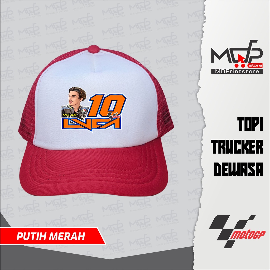 TOPI JORGE MARTIN 89 MOTOGP MANDALIKA TOPI TRUCKER MDPRINTSTORE