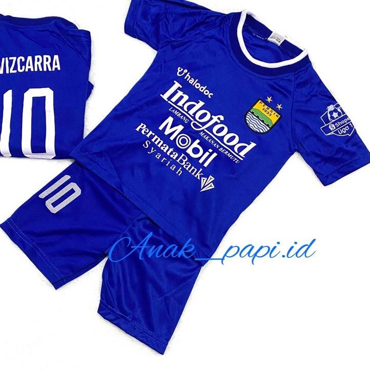 [ Flash Sale ] COD / SETELAN BAJU BOLA ANAK PERSIB TERBARU 2021 / SET BAJU BOLA ANAK LAKI LAKI TERMU