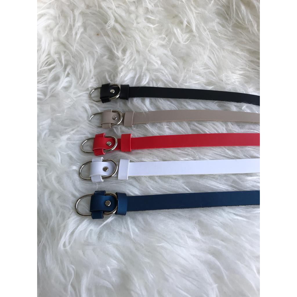 belt wanita/ sabuk/ oval ring belt small/ ikat pinggang/aksesoris