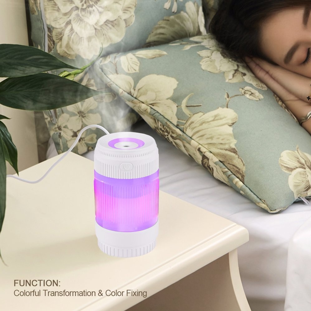 USB Mini Car Humidifier Portable Humidifier - 208ml