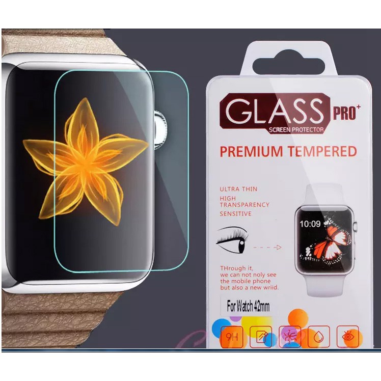 Tempered Glass Film Screen Protector LCD For Apple Watch iWatch 0.2mm Doky