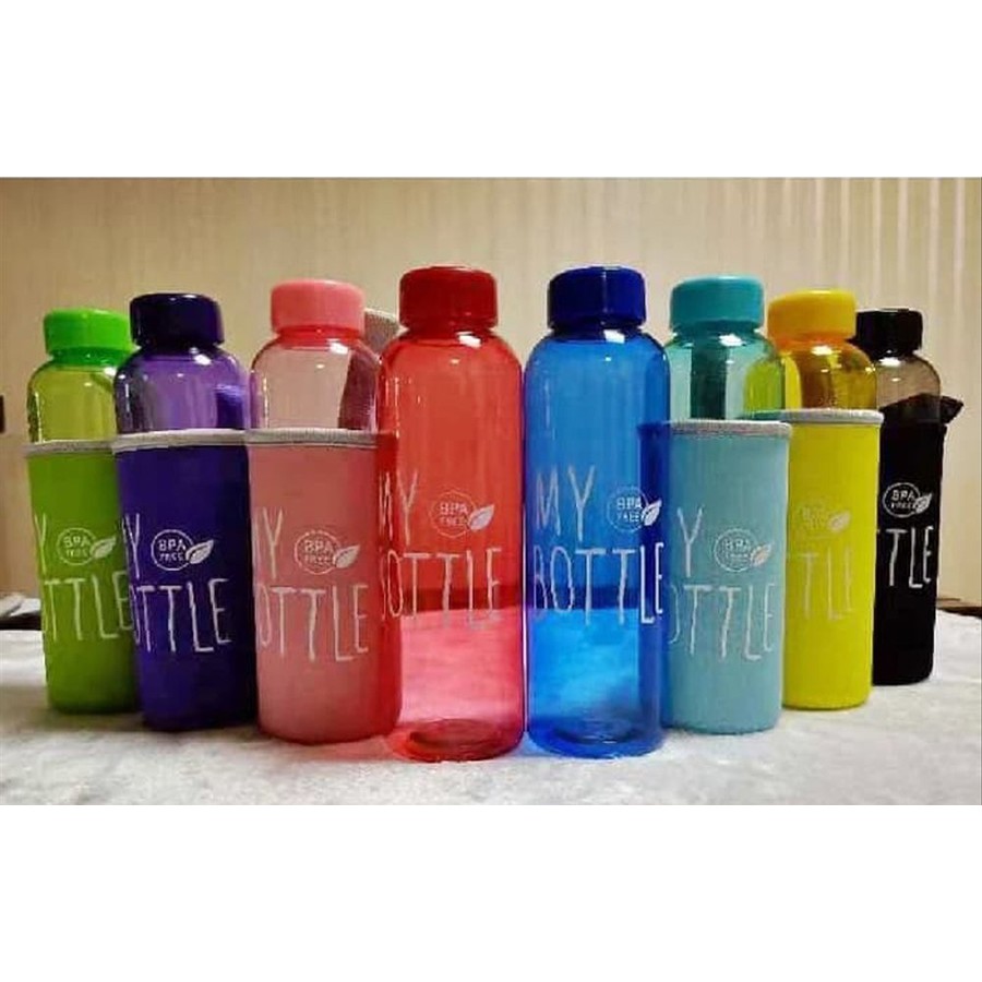 Botol Minum MY BOTTLE Infused Water 1000ML free Pouch H-301 / My Bottle Big 1 LITER Pouch Busa H301